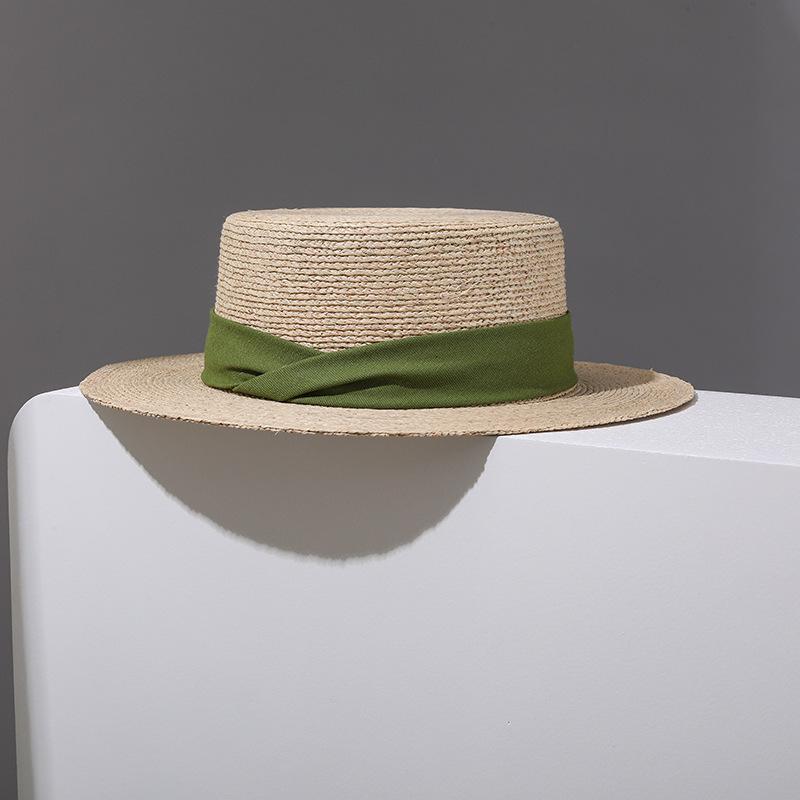 Newest Silk and linen Decoration Natural Grass 100% Lafite Straw Hat Vacation Handwoven Sunscreen Flat Sunshade Hat Beach Hat зелений
Newest Silk and linen Decoration Natural Grass 100% Lafite Straw Hat Vacation Handwoven Sunscreen Flat Sunshade Hat Beach Hat зелений