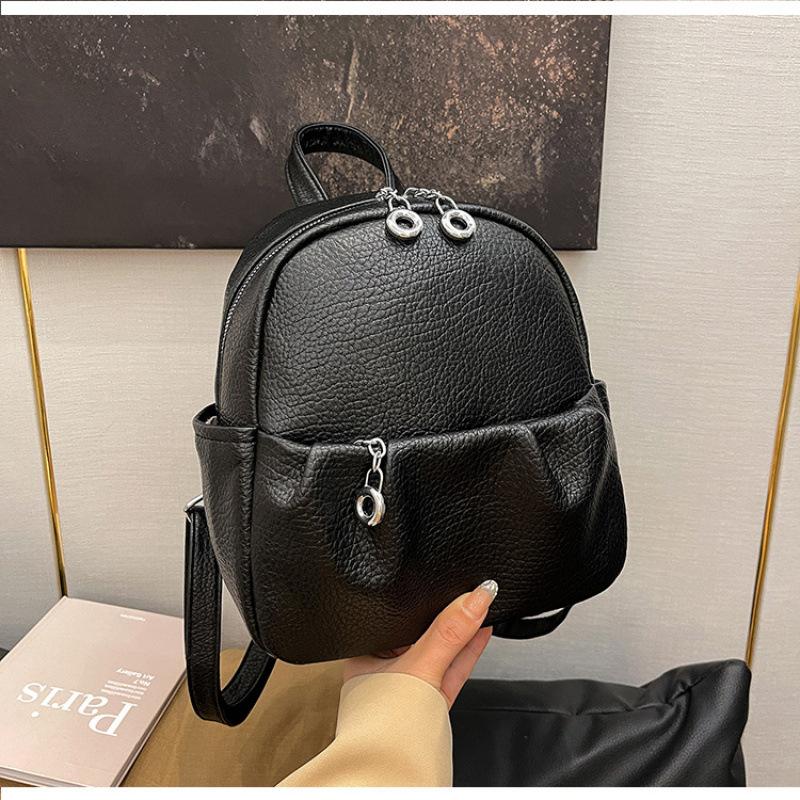 Premium sense backpack bag women 2025 new fashion student versatile travel leisure schoolbag mini backpack чорний
Premium sense backpack bag women 2025 new fashion student versatile travel leisure schoolbag mini backpack чорний