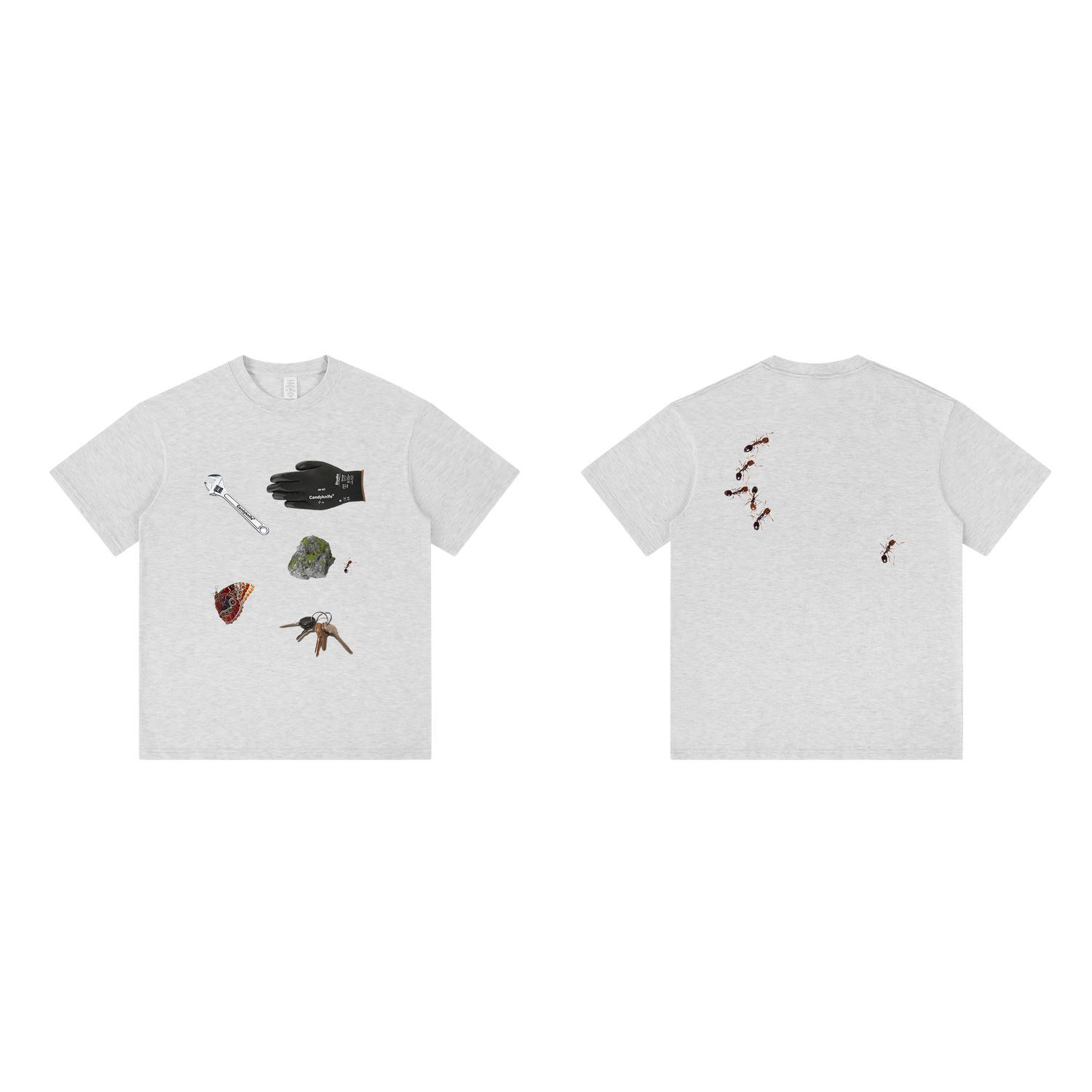 American Retro Multi-Graphic 2024 Spring/Summer Short-Sleeve Unisex Loose T-Shirt S серый
American Retro Multi-Graphic 2024 Spring/Summer Short-Sleeve Unisex Loose T-Shirt S серый