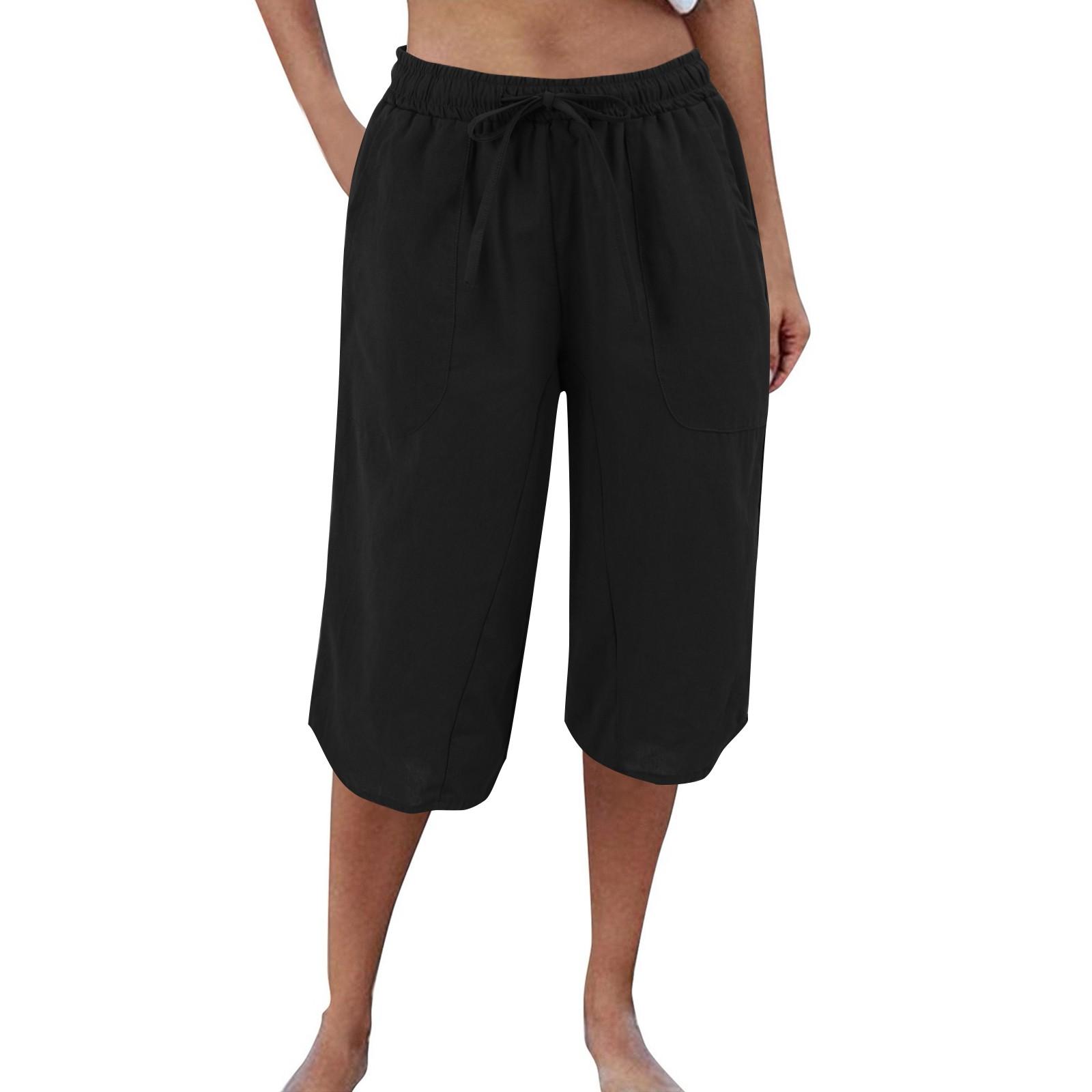 Женские повседневные брюки из хлопка и пеньки с высокой талией и широкими штанинами на шнурке XL чёрный
Женские повседневные брюки из хлопка и пеньки с высокой талией и широкими штанинами на шнурке XL чёрный