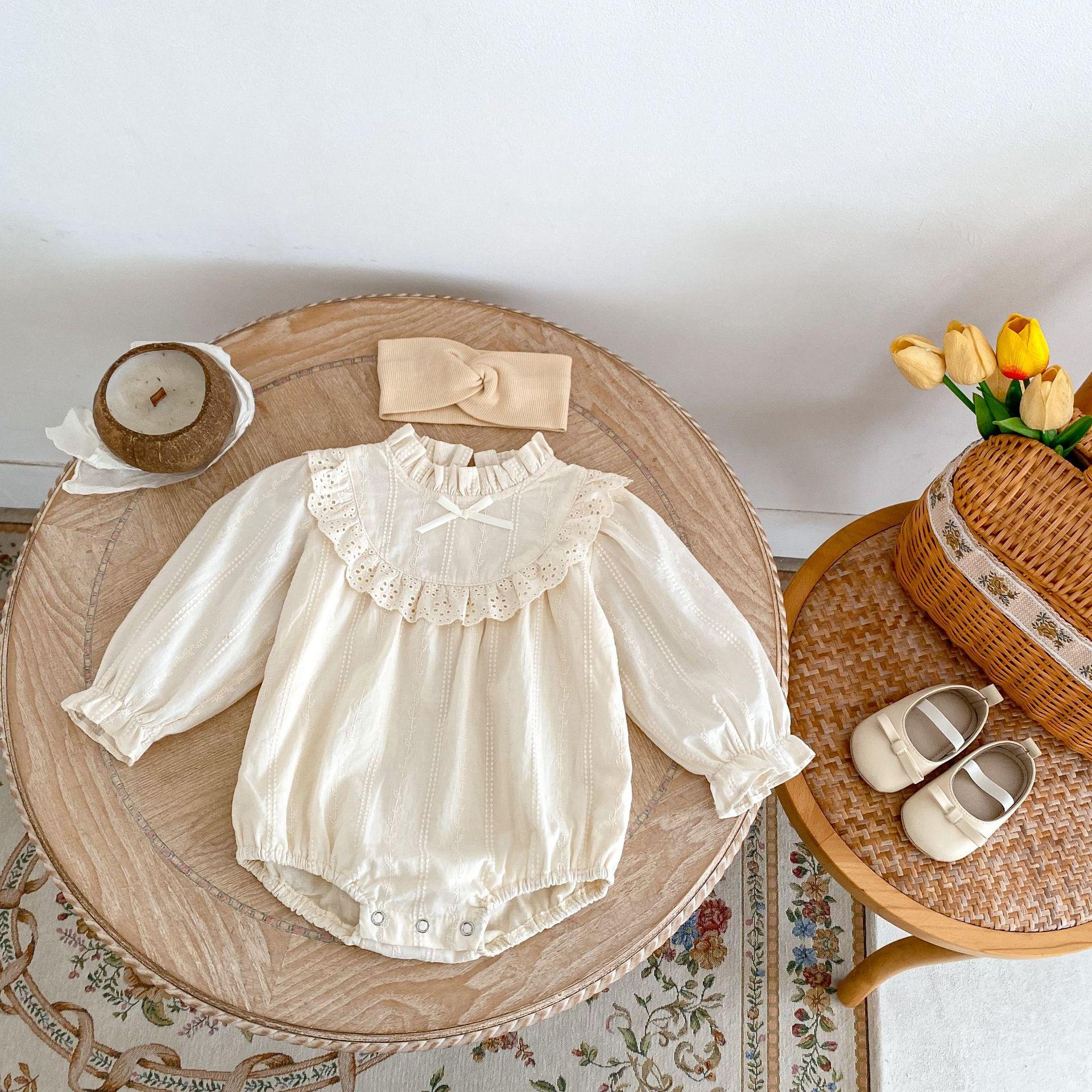 Autumn infant solid color jumpsuit kids girls ruffle collar bodysuit newborn girls embroidered romper bafanou 22385 90cm(18-24M) бежевый
Autumn infant solid color jumpsuit kids girls ruffle collar bodysuit newborn girls embroidered romper bafanou 22385 90cm(18-24M) бежевый