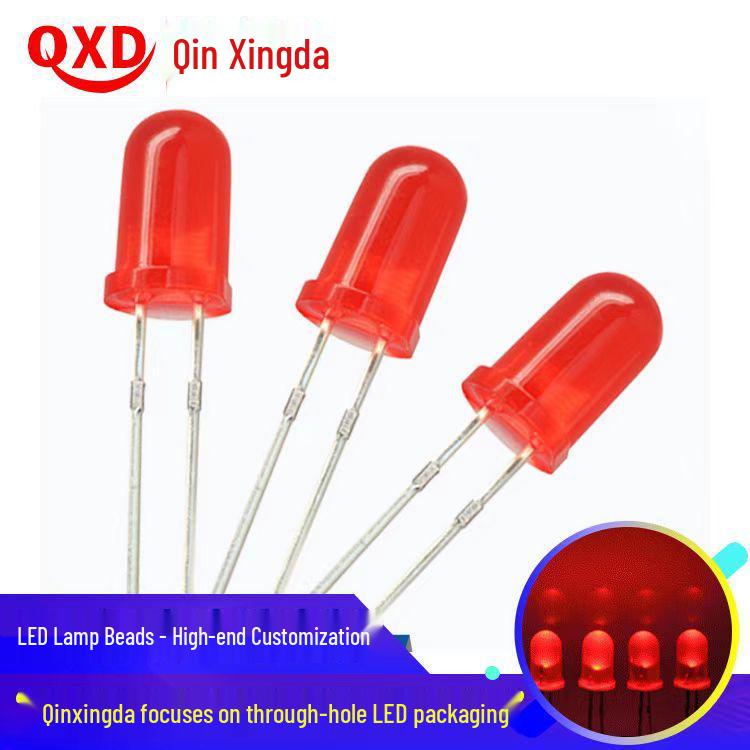 5mm Red LED Round-Head Lamp with Long and Short Legs Red Short Leg
5mm Red LED Round-Head Lamp with Long and Short Legs Red Short Leg