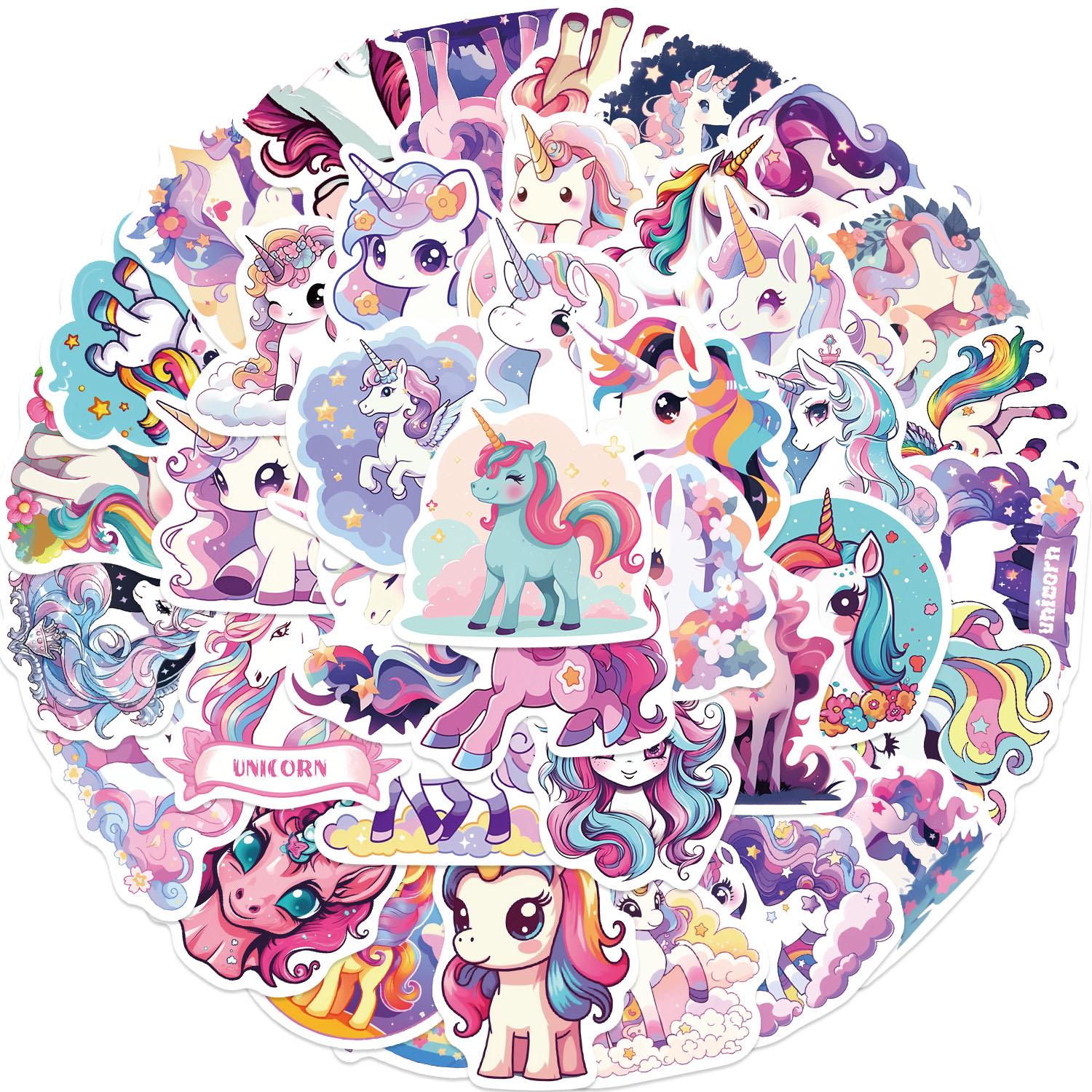 50PCS Fun Cartoon Unicorn Graffiti Stickers Scrapbooking Collage Material Phone Cases Guitar Notebooks DIY Decorative
50PCS Fun Cartoon Unicorn Graffiti Stickers Scrapbooking Collage Material Phone Cases Guitar Notebooks DIY Decorative