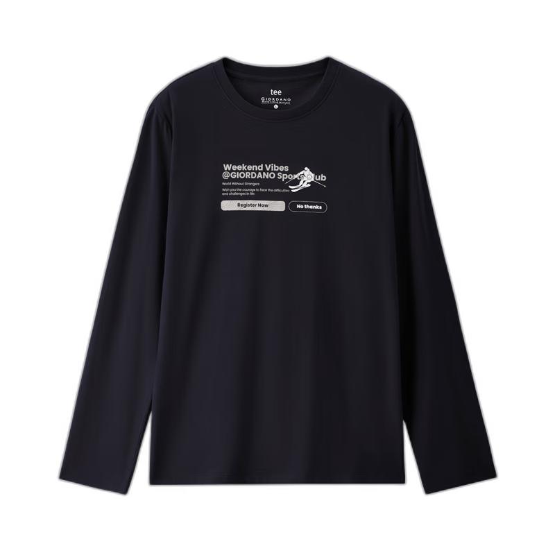 Giordano Men s Slogan Print Long Sleeve T-Shirt L
Giordano Men s Slogan Print Long Sleeve T-Shirt L