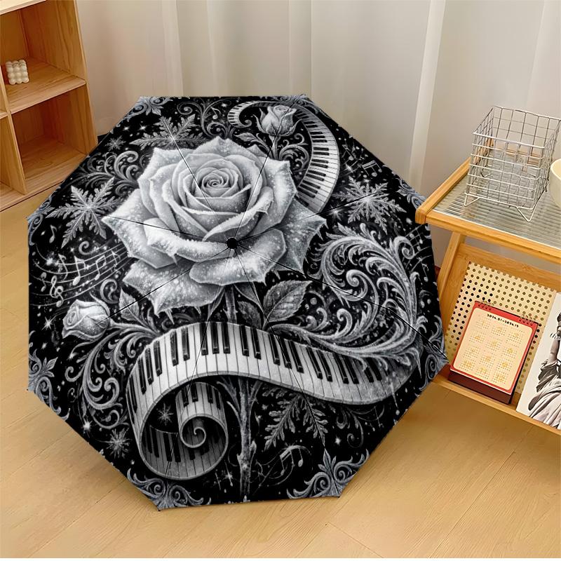 Fractal Flower Theme Automatic Umbrella Compact 8-Rib Design Sturdy Construction Durable Umbrella Stylish Accessory
Fractal Flower Theme Automatic Umbrella Compact 8-Rib Design Sturdy Construction Durable Umbrella Stylish Accessory