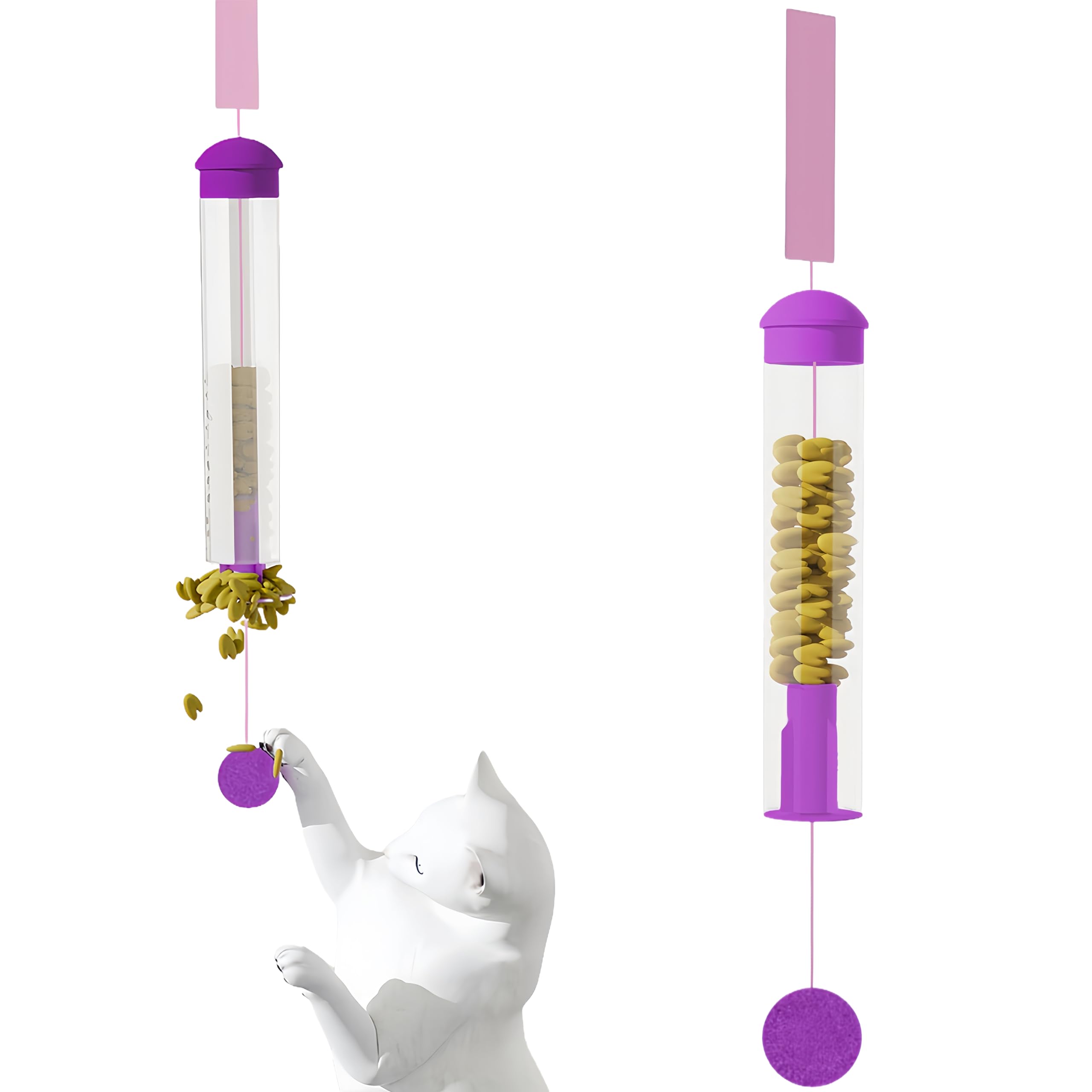 Cat Toy, Pull-and-Fill Food Dispensing Mechanism, Prevents Food Leakage, Solitaire Play, Ball-Shaped Feeder Toy, Educational Toy for Cats, New
Cat Toy, Pull-and-Fill Food Dispensing Mechanism, Prevents Food Leakage, Solitaire Play, Ball-Shaped Feeder Toy, Educational Toy for Cats, New