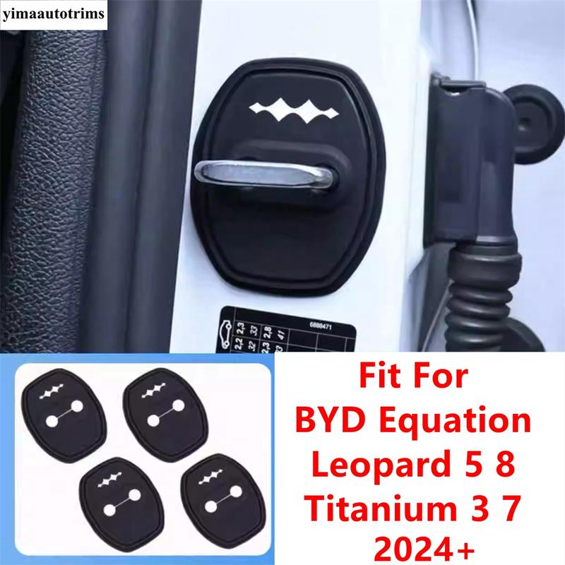 4PCS Car Inner Door Lock Buckle Cap Protection Cover Accessories Interior For BYD Equation Leopard 5 8 / Titanium 3 7 2024 2025
4PCS Car Inner Door Lock Buckle Cap Protection Cover Accessories Interior For BYD Equation Leopard 5 8 / Titanium 3 7 2024 2025