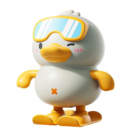 Wind-up Ski Duck Toy Jumping Snowboarding Yellow White Duck Toy Toddlers Boys Girls
Wind-up Ski Duck Toy Jumping Snowboarding Yellow White Duck Toy Toddlers Boys Girls