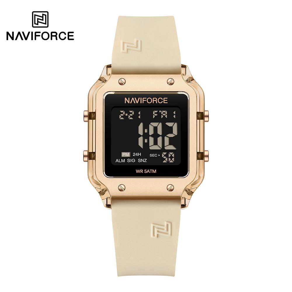 Naviforce Женские повседневные цифровые часы День Дата Ночной узор Водонепроницаемые Будильник Силиконовый ремешок Женские Девичьи Модные аксессуары Часы NF6105 серый
Naviforce Женские повседневные цифровые часы День Дата Ночной узор Водонепроницаемые Будильник Силиконовый ремешок Женские Девичьи Модные аксессуары Часы NF6105 серый