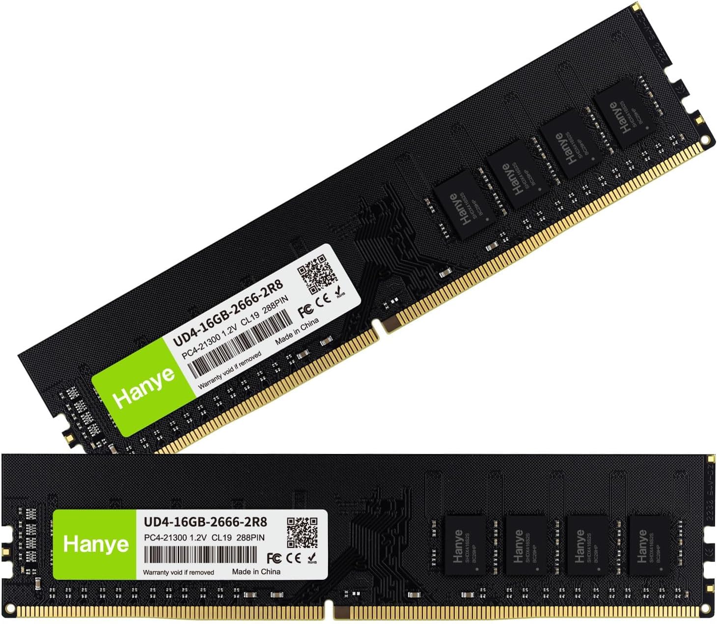 Desktop PC memory 32GB 288pin DIMM Hanye CL19 Domestic authorized distributor product (16GBx2) PC4-21300 (DDR4-2666) 1.2V UD4-16GB-2666-2R8
Desktop PC memory 32GB 288pin DIMM Hanye CL19 Domestic authorized distributor product (16GBx2) PC4-21300 (DDR4-2666) 1.2V UD4-16GB-2666-2R8