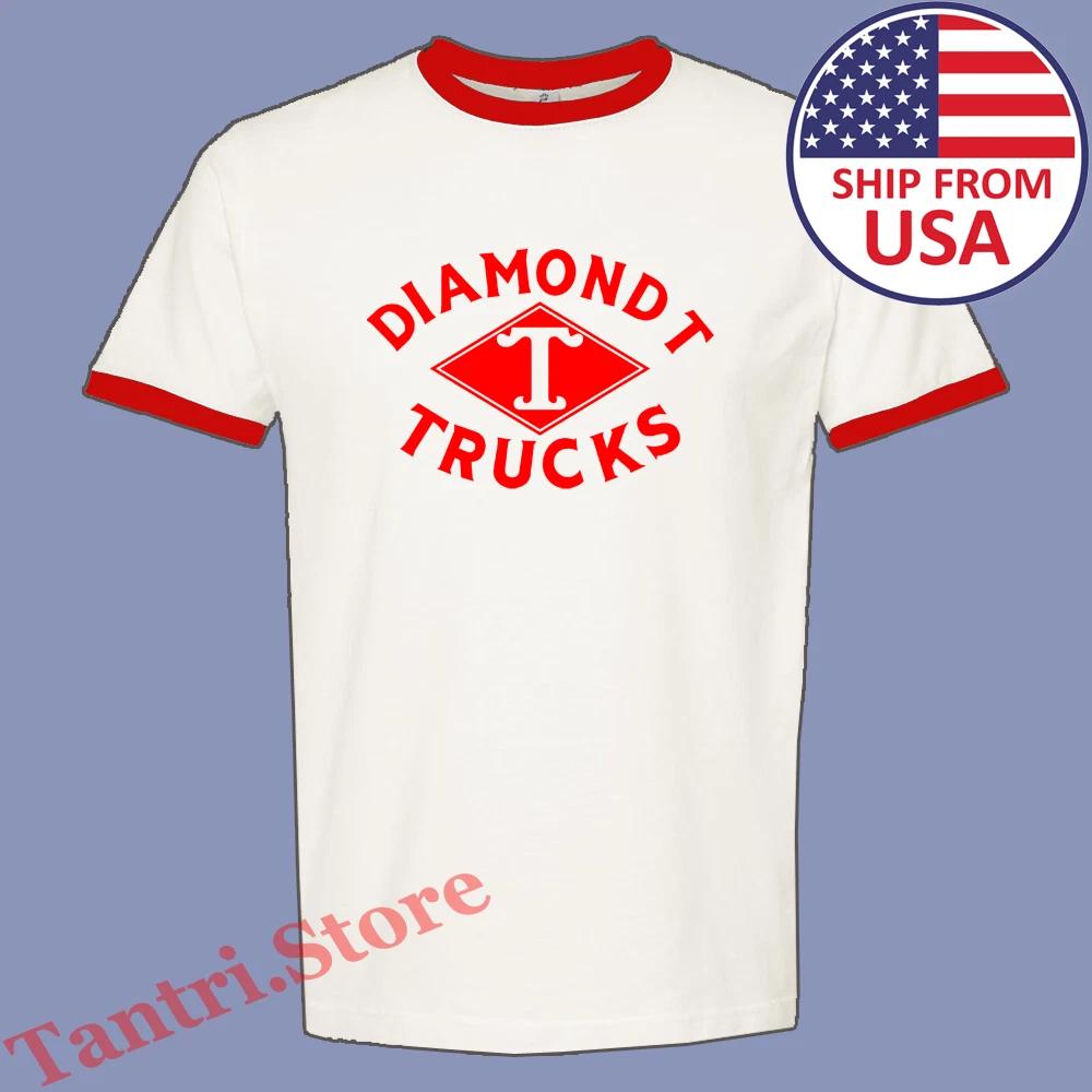 Diamond T Trucks Men s Ringer Red Size S to 3XL S
Diamond T Trucks Men s Ringer Red Size S to 3XL S