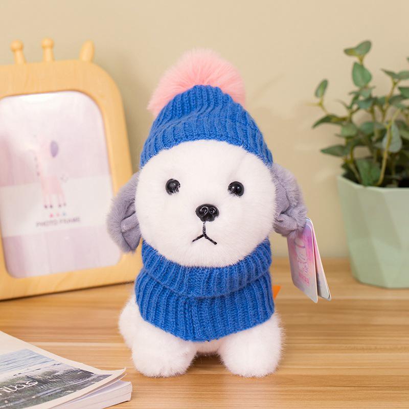 Милый зимний шарф с капюшоном, плюшевая игрушка-собачка - очаровательная кукла-щенок, подарок на день рождения 20cm (200g) синий
Милый зимний шарф с капюшоном, плюшевая игрушка-собачка - очаровательная кукла-щенок, подарок на день рождения 20cm (200g) синий