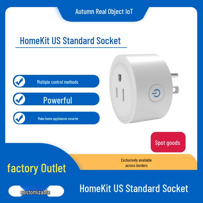 HomeKit WiFi Smart Socket with Alexa Voice Control and Remote Timing, Available in 10A & 16A US Standard Cozylife Basic
HomeKit WiFi Smart Socket with Alexa Voice Control and Remote Timing, Available in 10A & 16A US Standard Cozylife Basic