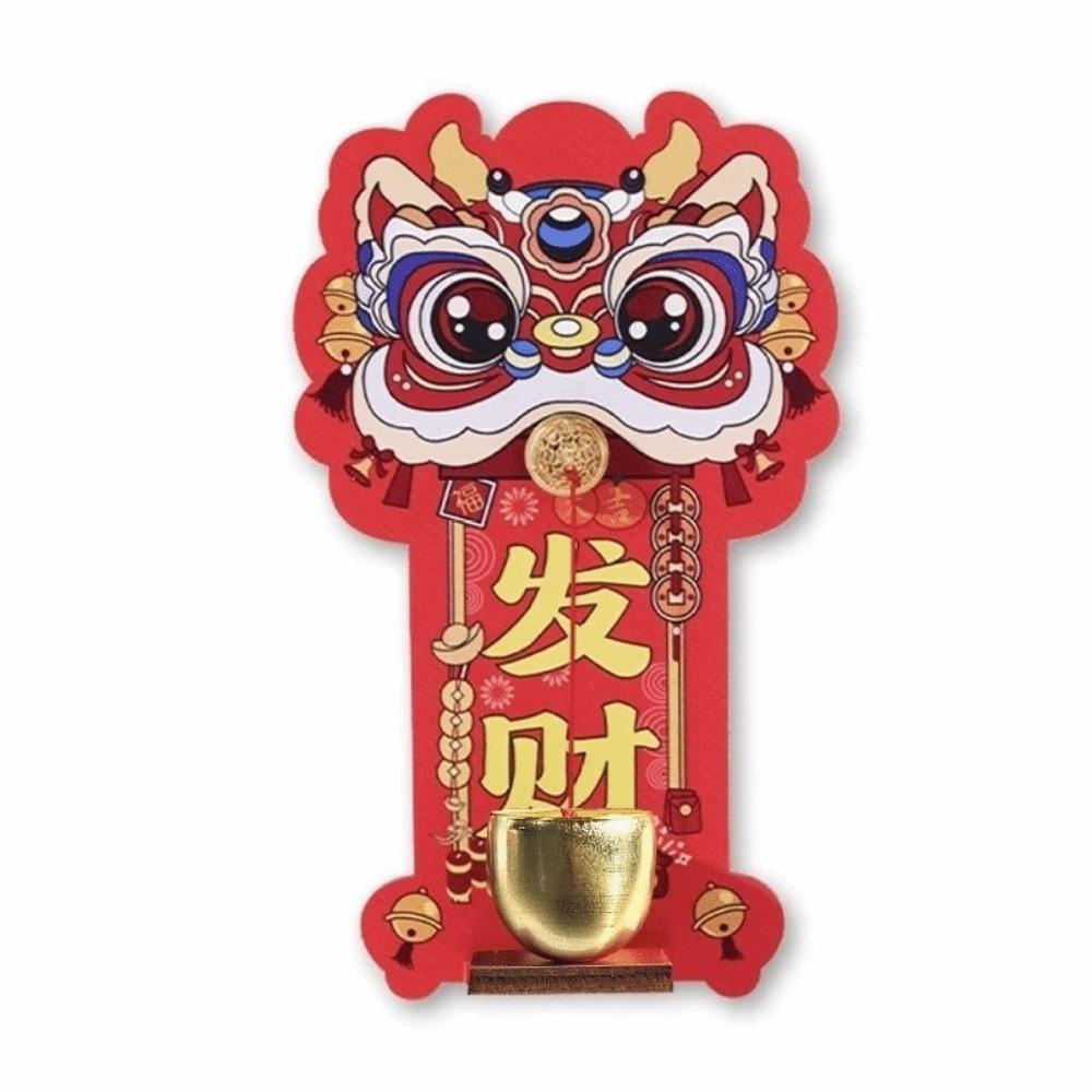 Dopamine Lion Dance Refrigerator Magnetic New Year Hanging Ornament Magnetic Bell Refrigerator Sticker Door Decoration Festive
Dopamine Lion Dance Refrigerator Magnetic New Year Hanging Ornament Magnetic Bell Refrigerator Sticker Door Decoration Festive
