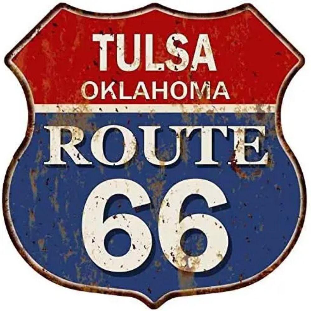 Вінтажна металева квадратна табличка Route 66 Декор для гаража, дому, бару 20x20 см
Вінтажна металева квадратна табличка Route 66 Декор для гаража, дому, бару 20x20 см
