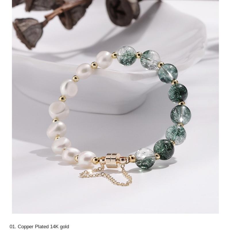 Хрустальный браслет, женский новый браслет с магнитной пряжкой, попкорн, зеленый браслет с кристаллами призрака, элегантный пресноводный жемчуг
Хрустальный браслет, женский новый браслет с магнитной пряжкой, попкорн, зеленый браслет с кристаллами призрака, элегантный пресноводный жемчуг