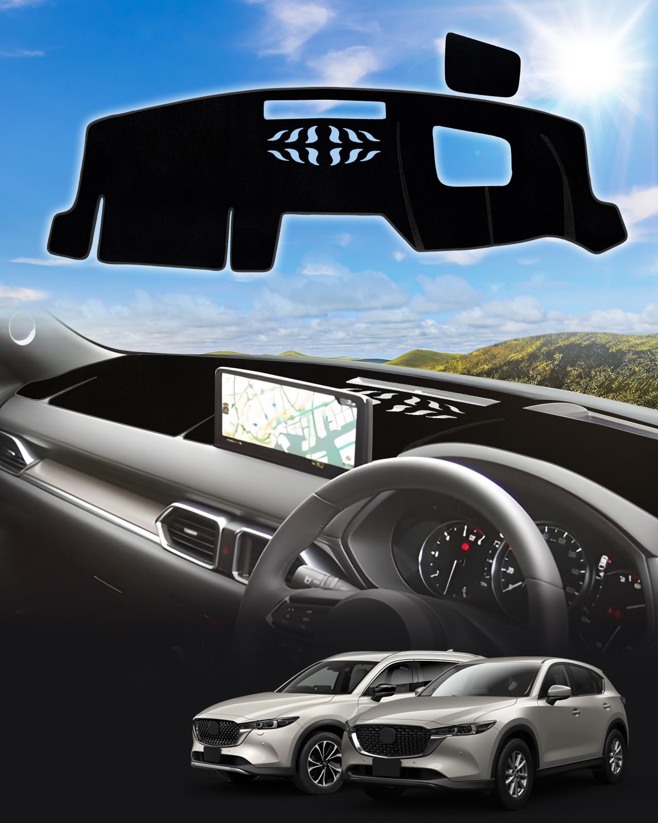 Cartist Mazda KF KG Series Накладка на приборную панель для уменьшения бликов на лобовом стекле, защиты от солнца и предотвращения повреждений приборной панели. Прочный материал из хлопкового вельвета. чёрный
Cartist Mazda KF KG Series Накладка на приборную панель для уменьшения бликов на лобовом стекле, защиты от солнца и предотвращения повреждений приборной панели. Прочный материал из хлопкового вельвета. чёрный