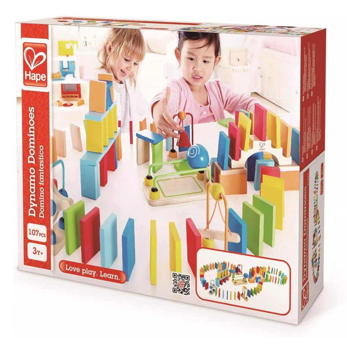 Hape First Colorful Dominoes E1042 (Ages 3+)
Hape First Colorful Dominoes E1042 (Ages 3+)