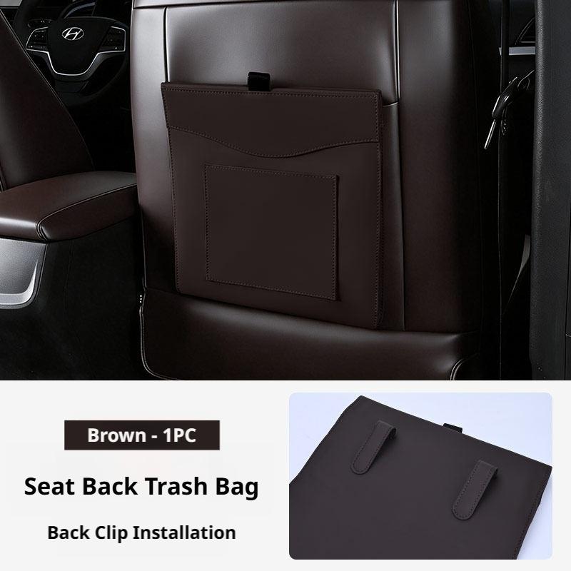 SEAMETAL Leather Car Trash Can Magnetic Seat Back Hanging Hidden Storage Bag Vehicle Interior Organizer Creative Car Accessories коричневий
SEAMETAL Leather Car Trash Can Magnetic Seat Back Hanging Hidden Storage Bag Vehicle Interior Organizer Creative Car Accessories коричневий