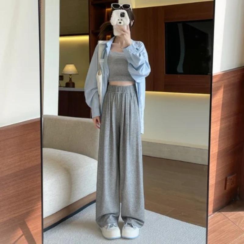 Soft and Glutinous Rice Straight Pants for Women s Spring and Autumn Pants Loose Bf Lazy Style Casual Drooping Floor Wide-leg Pants XL
Soft and Glutinous Rice Straight Pants for Women s Spring and Autumn Pants Loose Bf Lazy Style Casual Drooping Floor Wide-leg Pants XL