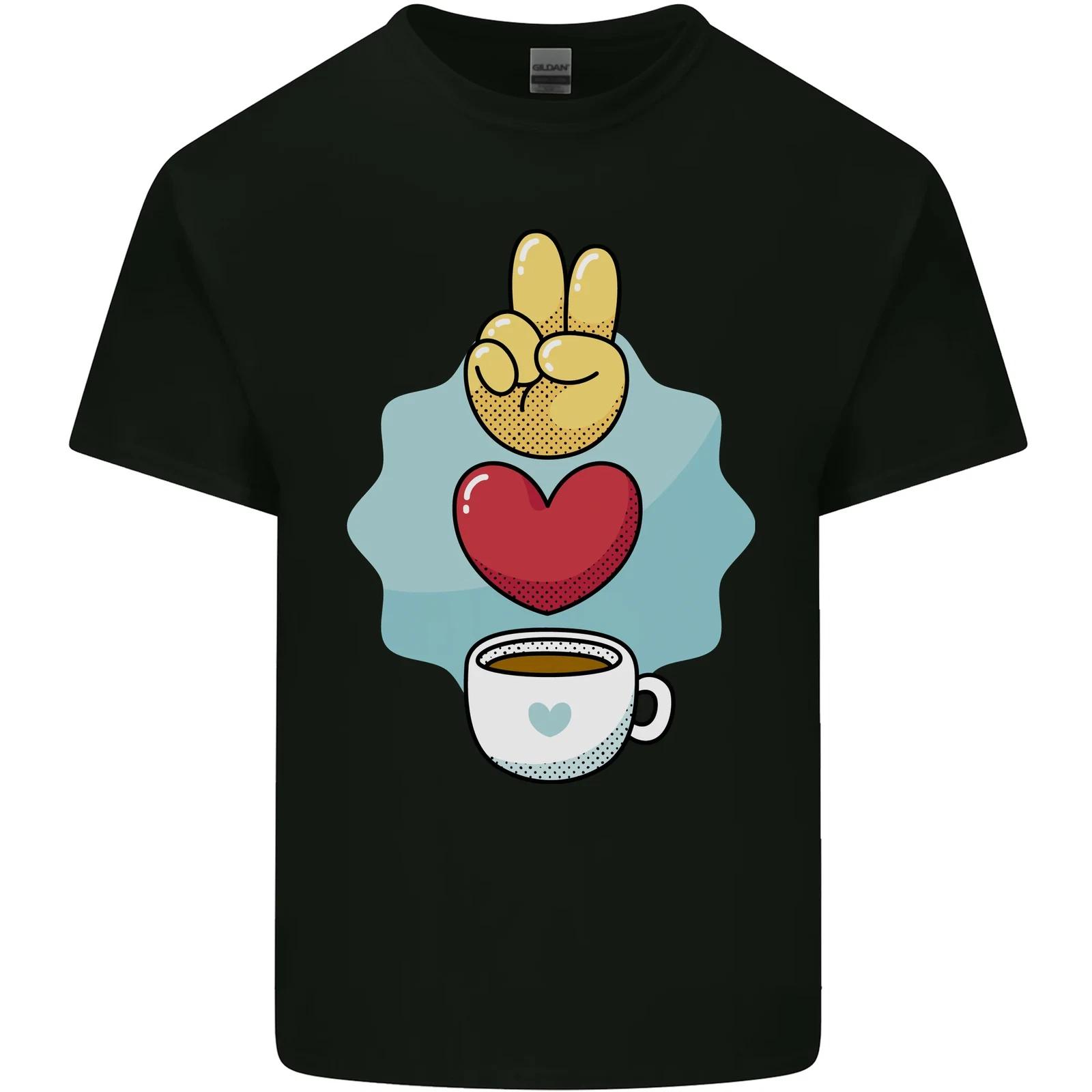 Peace Love Coffee Kids T-Shirt Childrens M
Peace Love Coffee Kids T-Shirt Childrens M