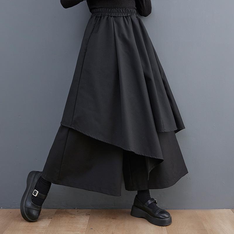 2023 Spring/Summer Dark Chinese Style Irregular Multi-layer Wide-leg Pant Skirt One Size
2023 Spring/Summer Dark Chinese Style Irregular Multi-layer Wide-leg Pant Skirt One Size