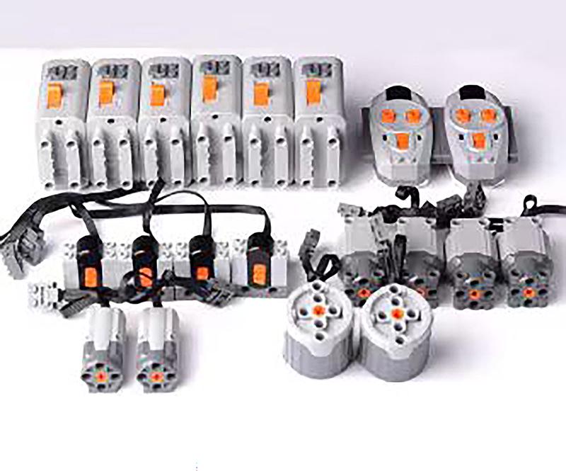 MOC PF Строительный блок Мотор Набор: M-мотор, аккумуляторный отсек, приемник и переключатель поезда — совместимы с Lego
MOC PF Строительный блок Мотор Набор: M-мотор, аккумуляторный отсек, приемник и переключатель поезда — совместимы с Lego