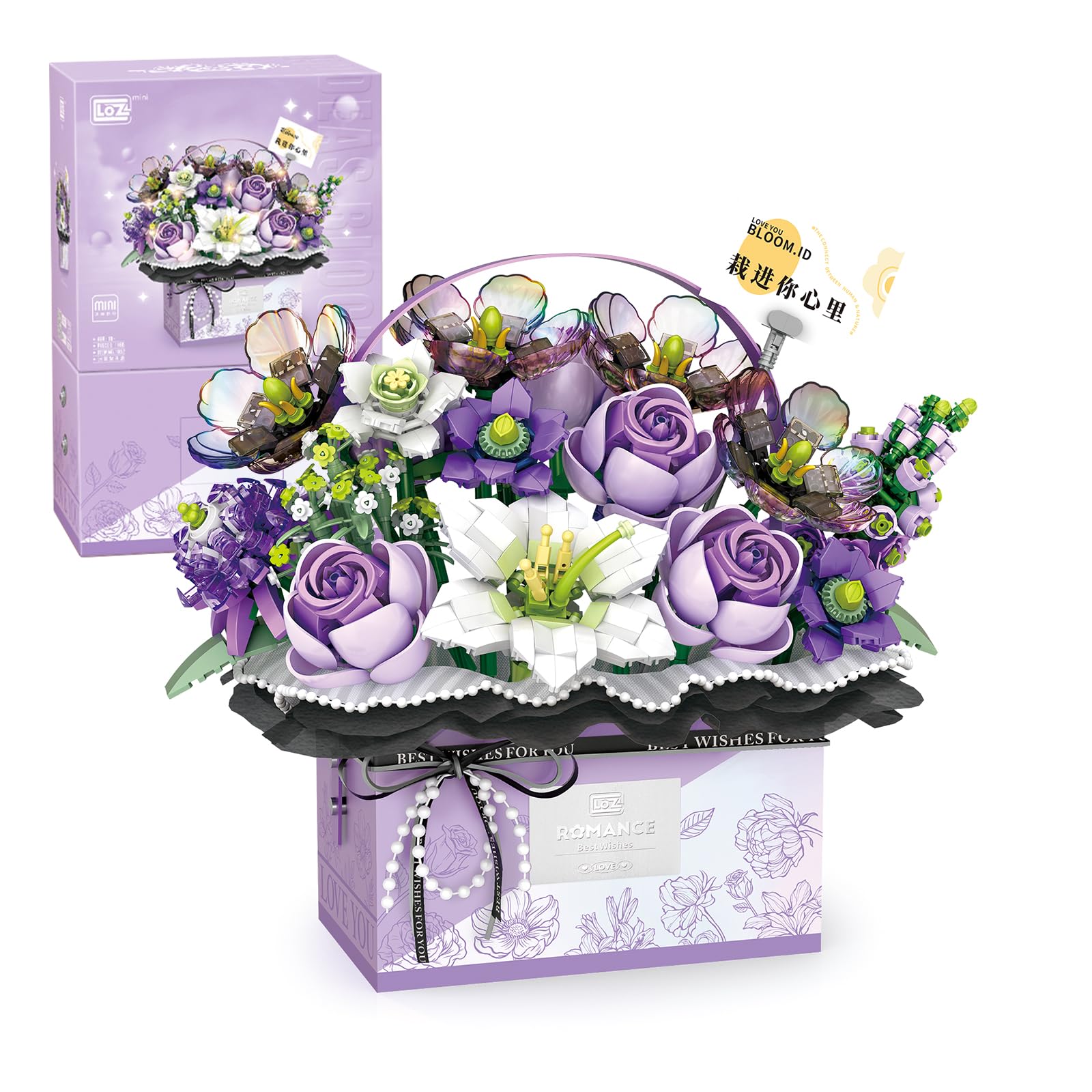 MEIEST Flower Bouquet Building Blocks Model Set Искусственная роза Ручная подарочная коробка на День святого Валентина Растение бонсай Строительный кирпич Игрушка Украшение для дома
MEIEST Flower Bouquet Building Blocks Model Set Искусственная роза Ручная подарочная коробка на День святого Валентина Растение бонсай Строительный кирпич Игрушка Украшение для дома