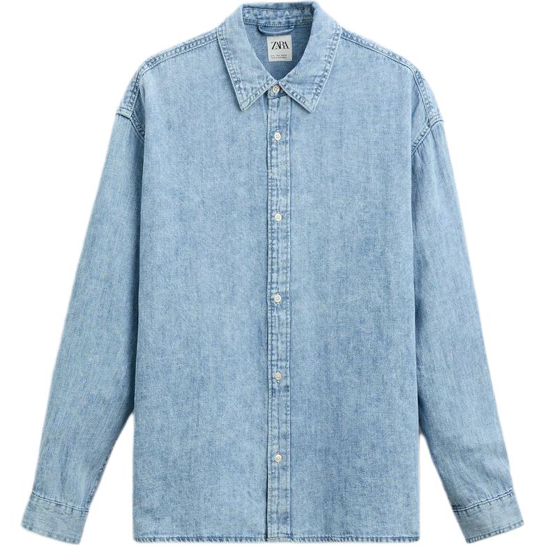 Zara Comfortable Washable Casual Denim Long Sleeve Shirt Men shirts Medium-Blue 6987432-427 L
Zara Comfortable Washable Casual Denim Long Sleeve Shirt Men shirts Medium-Blue 6987432-427 L