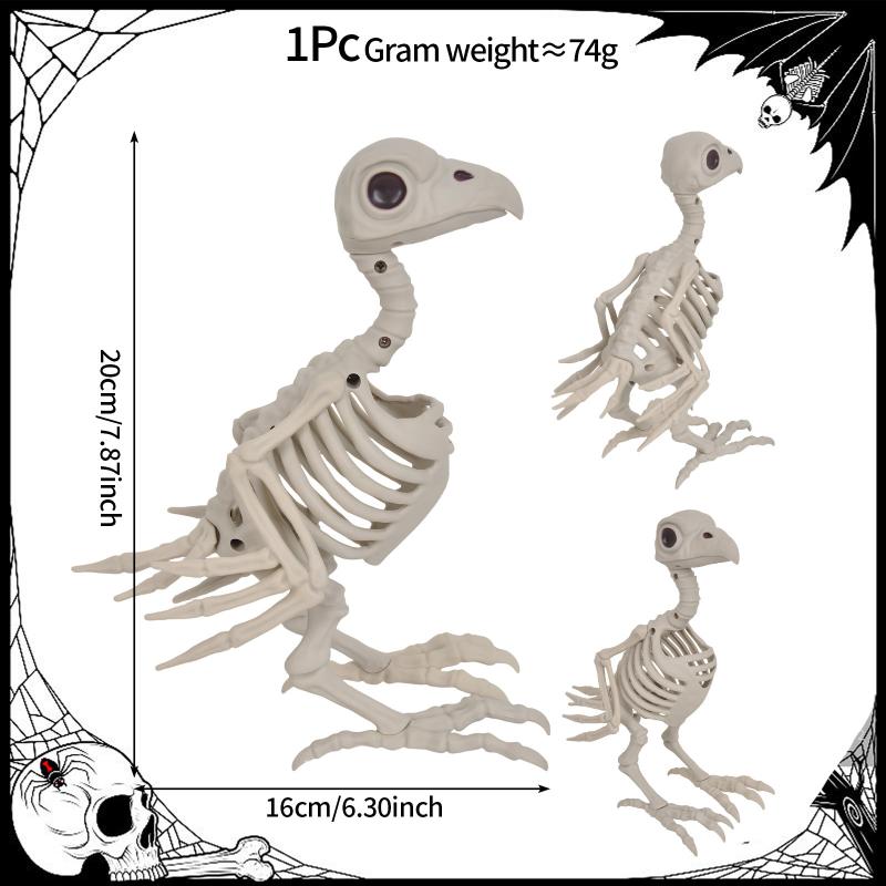 1Pcs Simulated Animal Models Skeleton Wolf Frogcrow Skeleton Indoor Outdoor Garden Decor Halloween Skeleton Decoration Props
1Pcs Simulated Animal Models Skeleton Wolf Frogcrow Skeleton Indoor Outdoor Garden Decor Halloween Skeleton Decoration Props