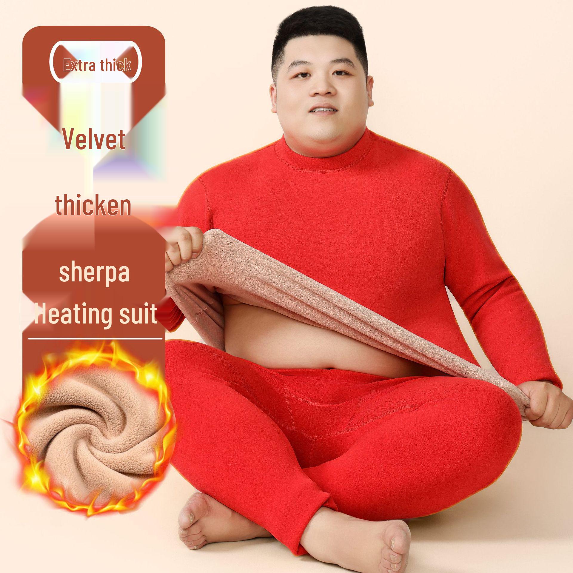 Зимовий одяг на флісовій підкладці для пари великих розмірів: Надзвичайно теплий комплект термобілизни з овечої вовни для чоловіків та жінок 5XL
Зимовий одяг на флісовій підкладці для пари великих розмірів: Надзвичайно теплий комплект термобілизни з овечої вовни для чоловіків та жінок 5XL