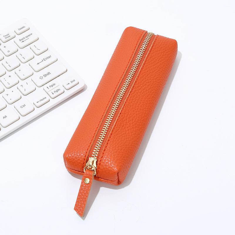 Fashion PU Leather Personalized Pen Pouch Wholesale Student Zip Custom Pen Bag DIY Business Storage Bag Dropship Stationery Gift помаранчевий
Fashion PU Leather Personalized Pen Pouch Wholesale Student Zip Custom Pen Bag DIY Business Storage Bag Dropship Stationery Gift помаранчевий