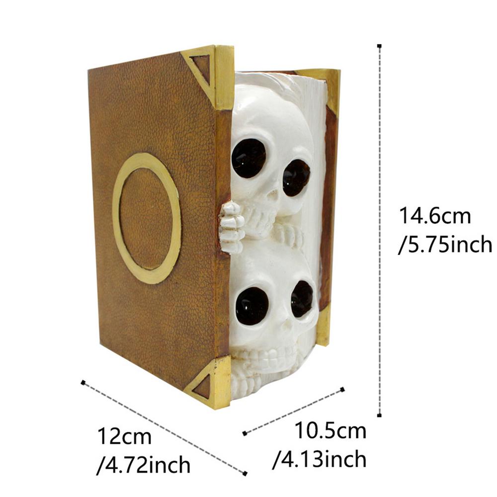 Skull Vase Skull Book Planter Pot Halloween Skeleton Planter Book Flower Planter Unique Creative For Garden Succulent Plant білий
Skull Vase Skull Book Planter Pot Halloween Skeleton Planter Book Flower Planter Unique Creative For Garden Succulent Plant білий