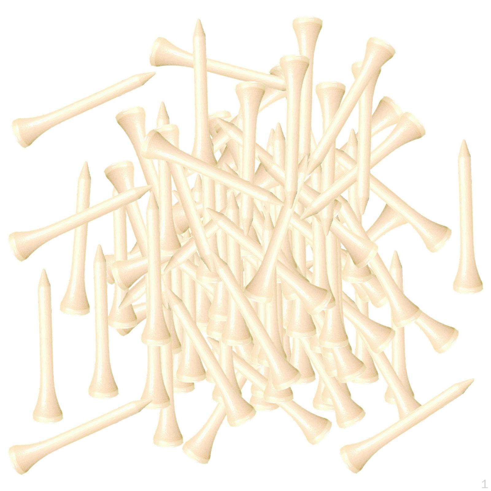 100 Count Wooden Golf Tees for Ball Support And Player Training 54mm
100 Count Wooden Golf Tees for Ball Support And Player Training 54mm