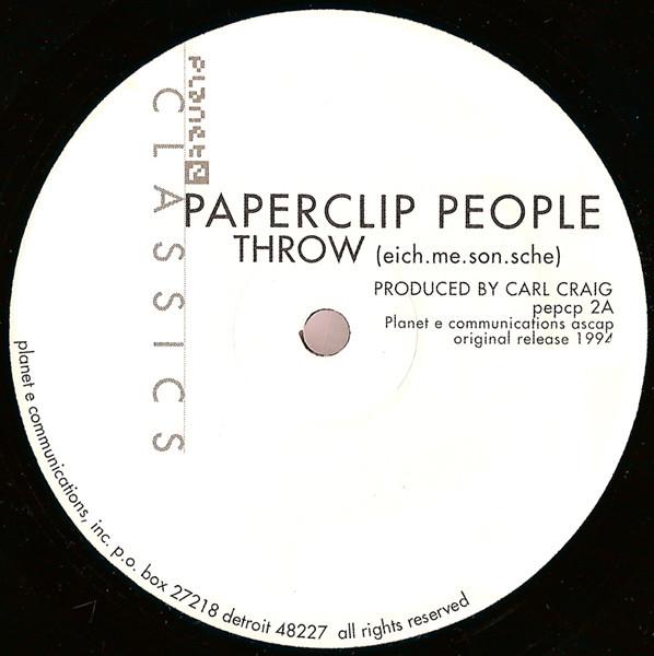 12inch Record PAPERCLIP PEOPLE Throw Remake Basic Reshape PEPCP2 Planet E 1999 US Dance Electronica Used
12inch Record PAPERCLIP PEOPLE Throw Remake Basic Reshape PEPCP2 Planet E 1999 US Dance Electronica Used