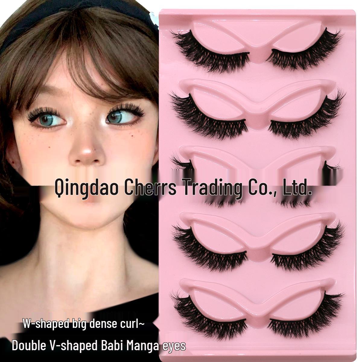 3D Cat Eye False Eyelashes: 5 Pairs, Thick & Curled with Extended Outer Corners - Hot-selling European & American Style
3D Cat Eye False Eyelashes: 5 Pairs, Thick & Curled with Extended Outer Corners - Hot-selling European & American Style