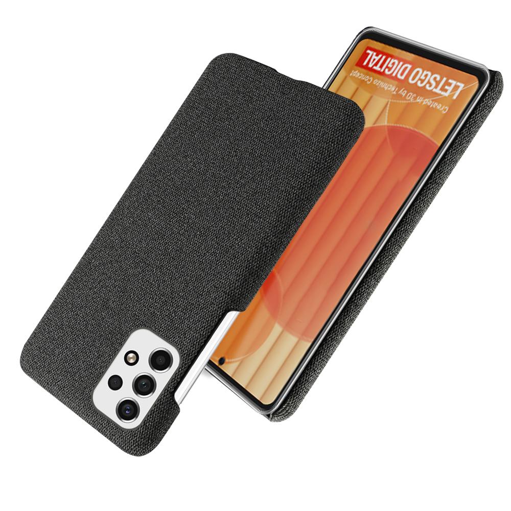 Heat Dissipation Design Phone Case for Samsung Galaxy A53 5G,Soft Cloth Coated PC Shock-Absorbing Protective Case Black
Heat Dissipation Design Phone Case for Samsung Galaxy A53 5G,Soft Cloth Coated PC Shock-Absorbing Protective Case Black