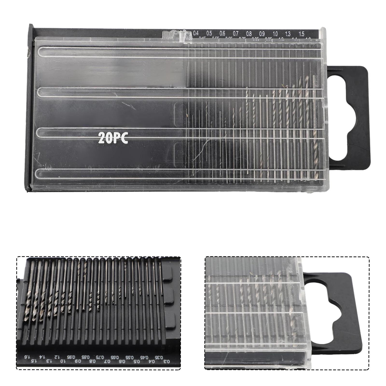 20Pcs HSS Drill Bits Set For Precision Crafts Jewellery Watch Repair Model Making Hobby Work Electronics Power Tool Accessories China Mainland
20Pcs HSS Drill Bits Set For Precision Crafts Jewellery Watch Repair Model Making Hobby Work Electronics Power Tool Accessories China Mainland