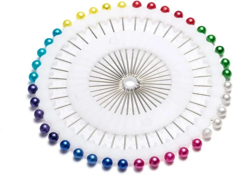 40pcs Sewing Pins for Fabric Straight Pins with Colored Heads Corsage Stick Pins for Jewelry DIY Decoration Craft and Sewing
40pcs Sewing Pins for Fabric Straight Pins with Colored Heads Corsage Stick Pins for Jewelry DIY Decoration Craft and Sewing