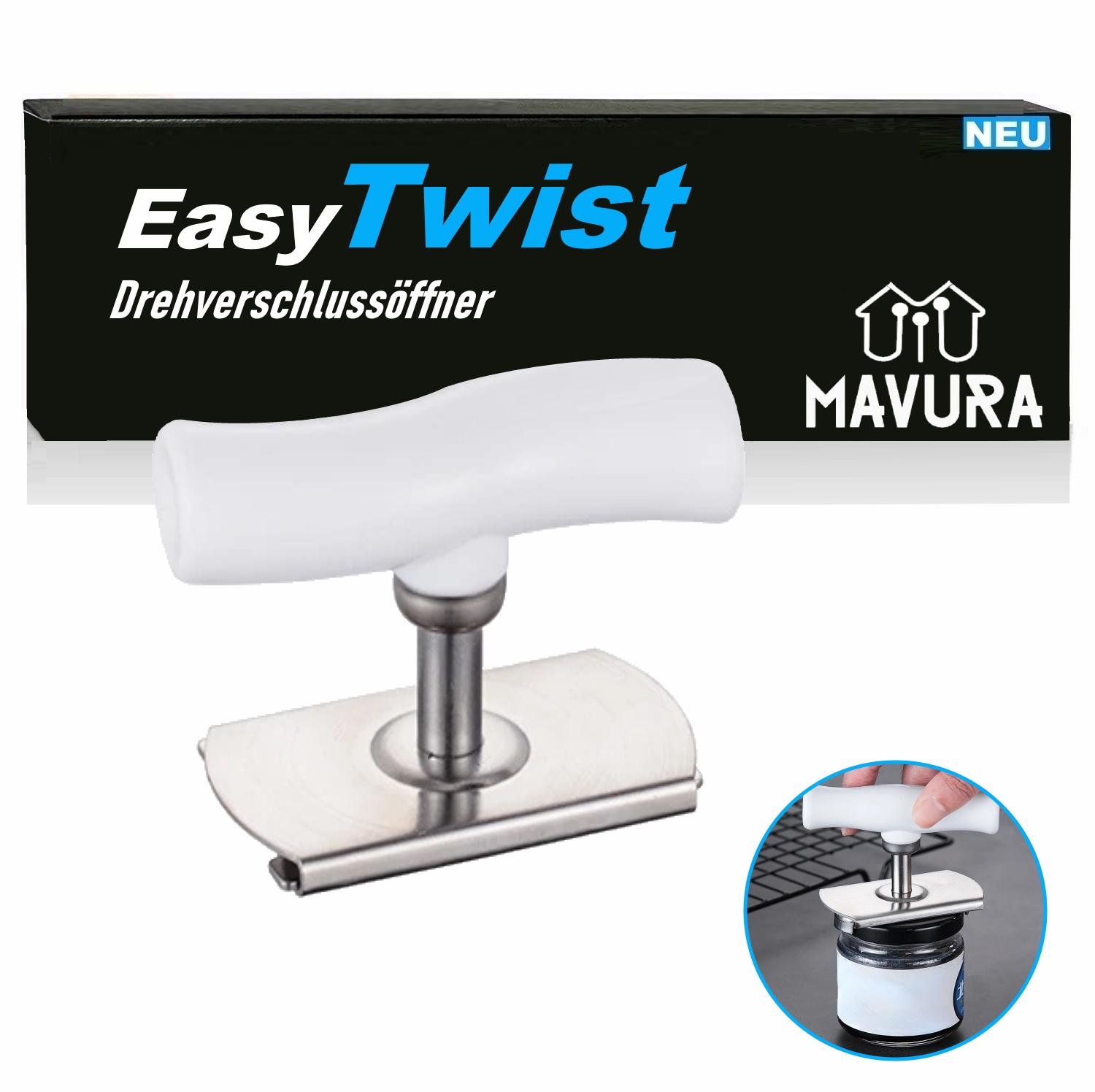 EasyTwist Відкривачка для кришок Відкривачка для скла Відкривачка для гвинтових кришок Відкривачка для поворотних кришок біла
EasyTwist Відкривачка для кришок Відкривачка для скла Відкривачка для гвинтових кришок Відкривачка для поворотних кришок біла