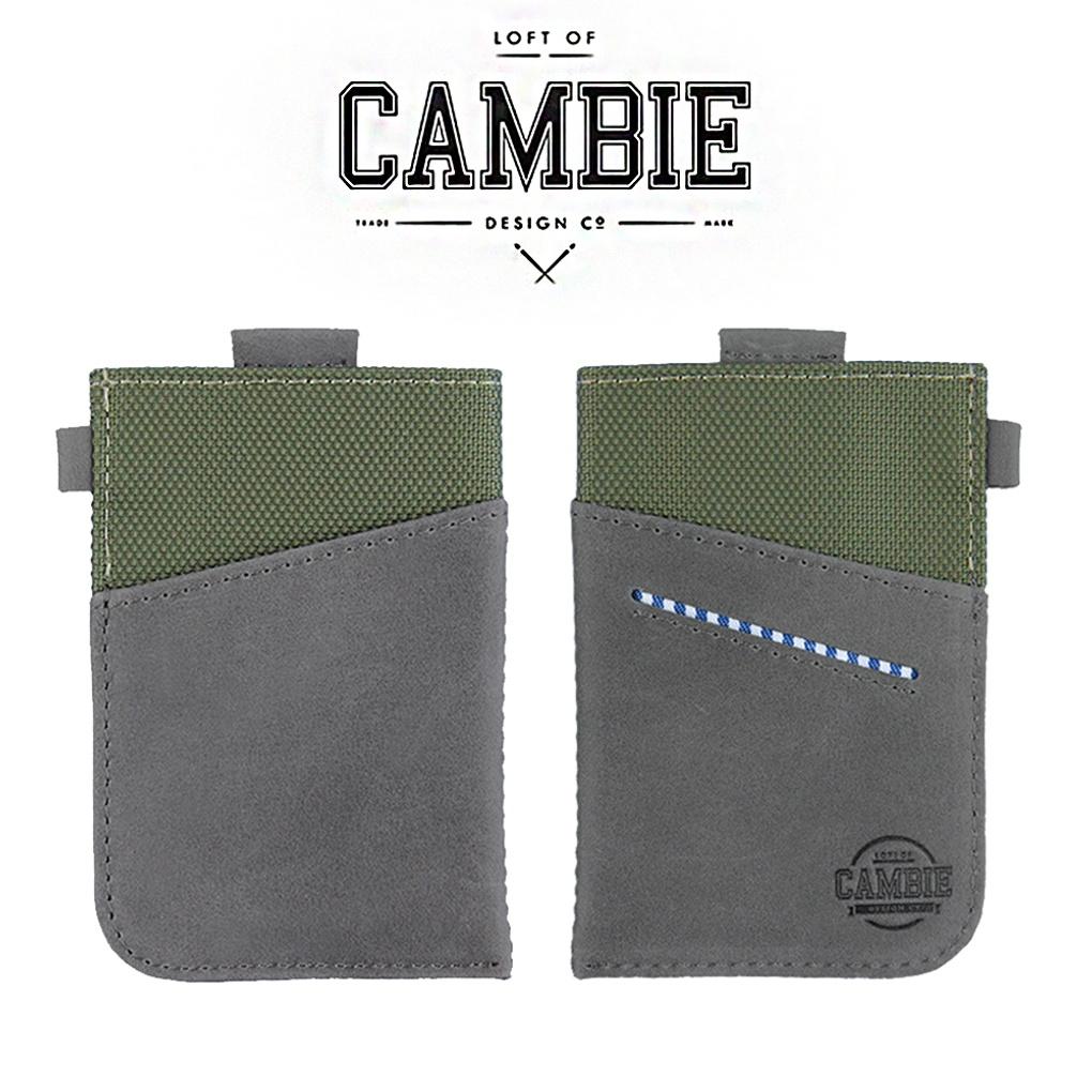 Cambie WOLYT Classic Leather Card Holder - Olive/Gray (WSC-000002) Classic
Cambie WOLYT Classic Leather Card Holder - Olive/Gray (WSC-000002) Classic