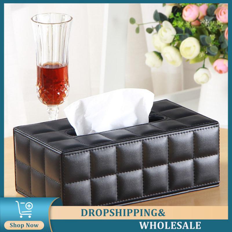 Leather Tissue Box Car Tissue Paper Dispenser High Quality Anti-moisture Tissue Storage Container Home Organizer Rectangle Case
Leather Tissue Box Car Tissue Paper Dispenser High Quality Anti-moisture Tissue Storage Container Home Organizer Rectangle Case