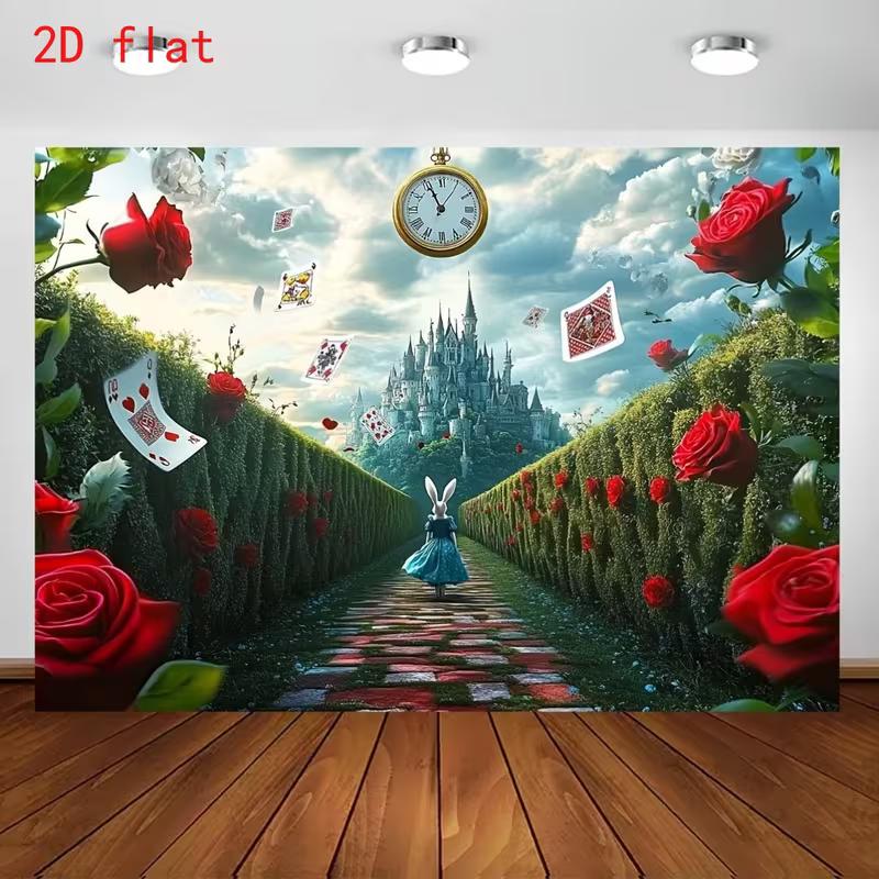 2D Alice in Wonderland Enchanted Path Photography Background Cloth for Parties 47.2x31.5inch/120*80cm
2D Alice in Wonderland Enchanted Path Photography Background Cloth for Parties 47.2x31.5inch/120*80cm