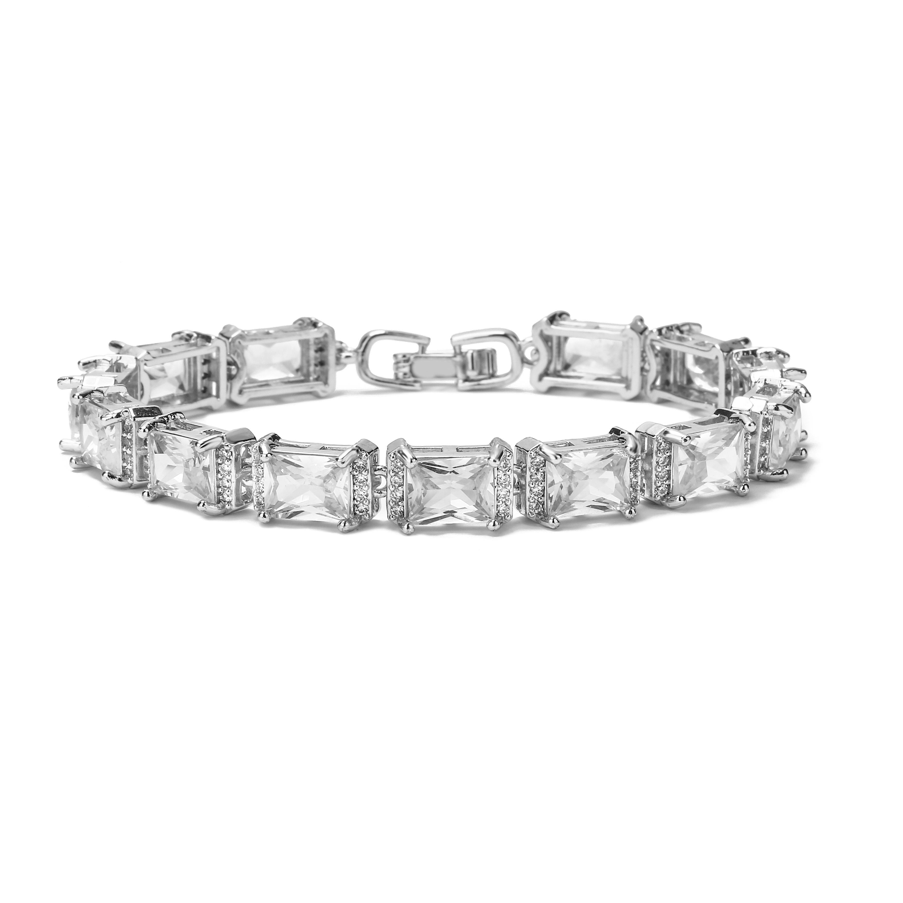 HECHENG, Luxury Crystal Zircon Bracelets & Bangles for Women Gold Color Link Chain Ladies Gifts Accessories 18cm
HECHENG, Luxury Crystal Zircon Bracelets & Bangles for Women Gold Color Link Chain Ladies Gifts Accessories 18cm