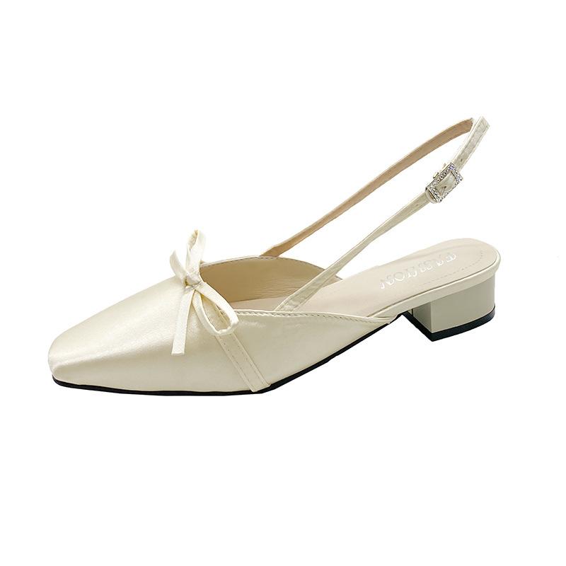 Gentle Mary Jane Shoes Temperament Celebrity Bow Square Head Shallow Mouth Back Empty Night Sandals 35 абрикосовий
Gentle Mary Jane Shoes Temperament Celebrity Bow Square Head Shallow Mouth Back Empty Night Sandals 35 абрикосовий