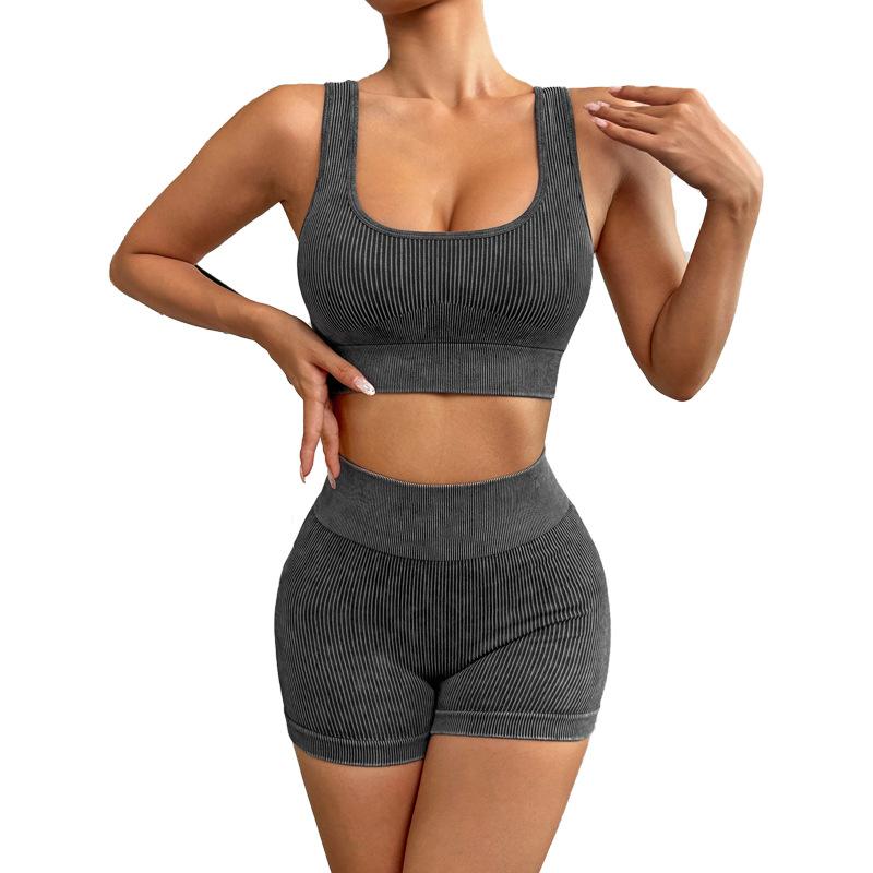 Quick Drying Thread Yoga Suit Set For Outdoor Fitness, Shock Resistant Exercise, High Waist, Tight Yoga Two-Piece Set For Women L
Quick Drying Thread Yoga Suit Set For Outdoor Fitness, Shock Resistant Exercise, High Waist, Tight Yoga Two-Piece Set For Women L