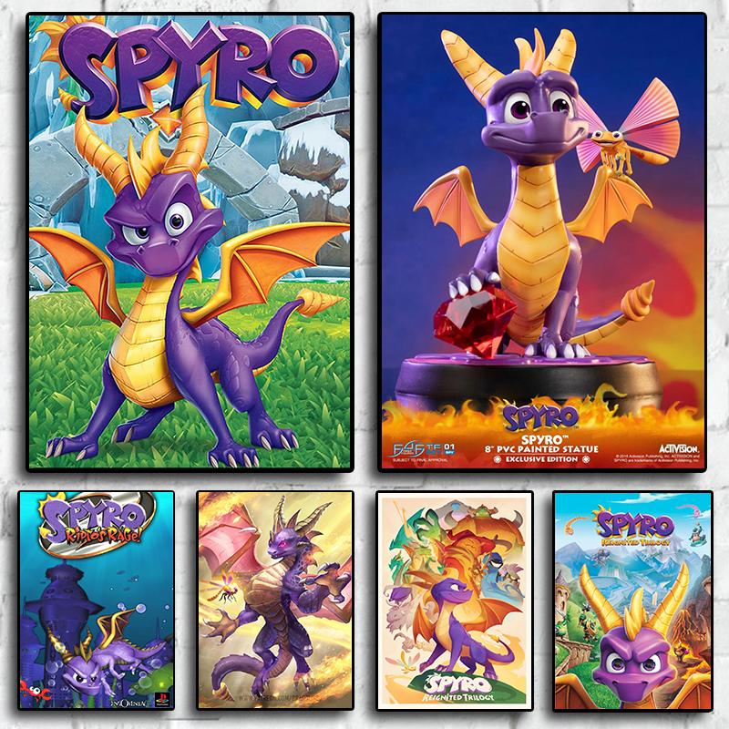 Spyro Reigned Trilogy, современная игра, постер, художественная гостиная, украшение для дома, настенная картина
Spyro Reigned Trilogy, современная игра, постер, художественная гостиная, украшение для дома, настенная картина