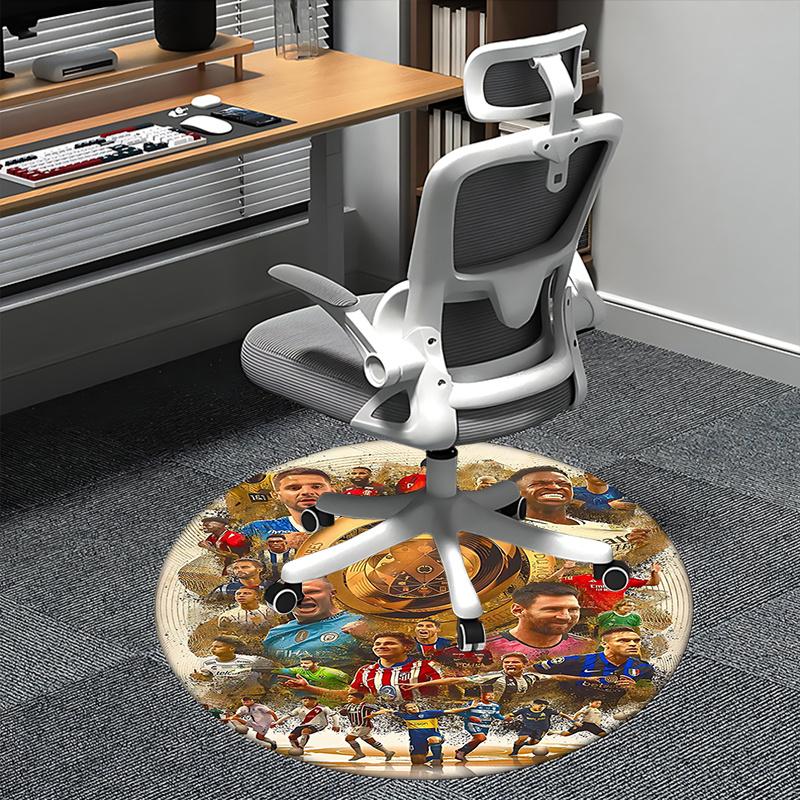 Club World Cup,Soccer Legends Chair mat Round Rug-Office carpet, Machine Washable, Non-slip, Suitable for Living Rooms, Bedrooms, Entryways, 80cm by 80cm
Club World Cup,Soccer Legends Chair mat Round Rug-Office carpet, Machine Washable, Non-slip, Suitable for Living Rooms, Bedrooms, Entryways, 80cm by 80cm