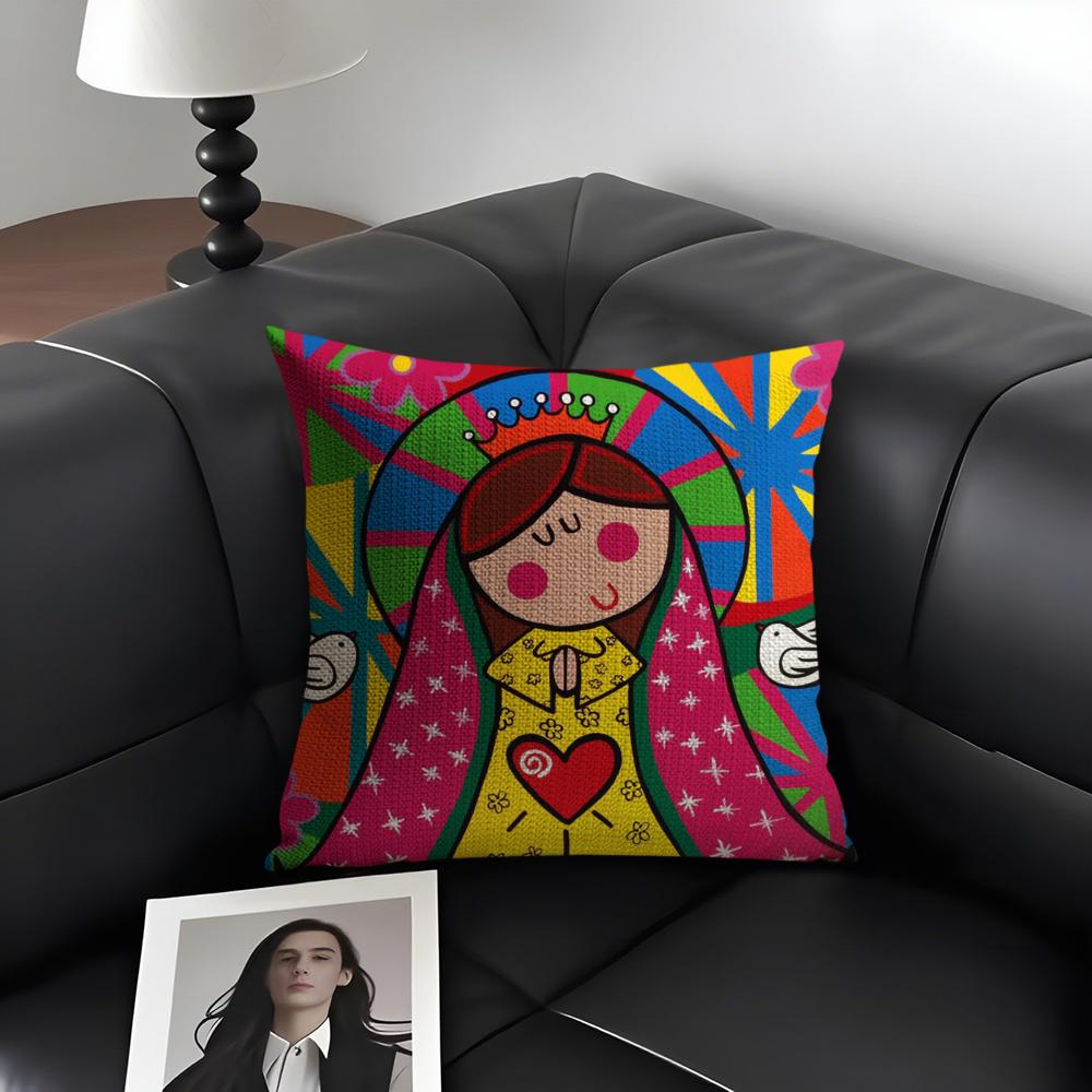 1PC Cartoon Virgin Mary Art Cushion Cover Natural Linen Organic Fabric DoubleSided Printing Sofa Home Decor Gift Pillow Case 30X30cm
1PC Cartoon Virgin Mary Art Cushion Cover Natural Linen Organic Fabric DoubleSided Printing Sofa Home Decor Gift Pillow Case 30X30cm