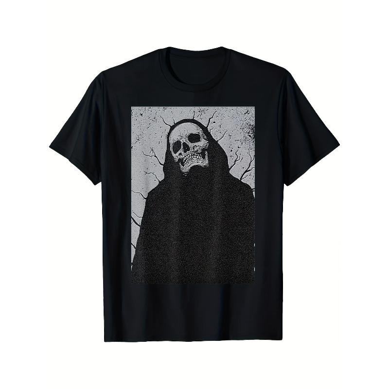 European sizes Limited Edition Gothic Skull T-Shirt - All-Season Comfort Round Neck Streetwear for Men & Women 4XL чорний
European sizes Limited Edition Gothic Skull T-Shirt - All-Season Comfort Round Neck Streetwear for Men & Women 4XL чорний